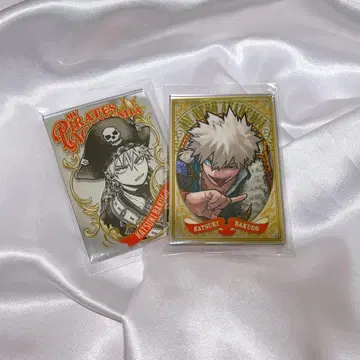 히로아카 펍 미러풍 아크릴 스티커 컬렉션 바쿠고 카츠키 2개 세트
