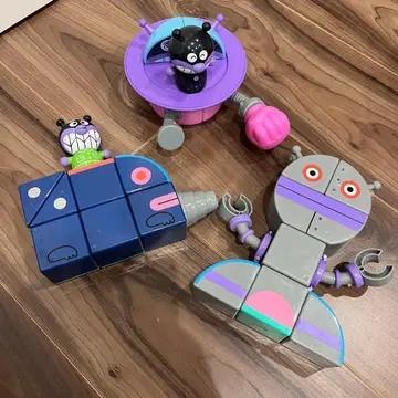 호빵맨 히라메키 큐브 세균 메카 세트 세균 UFO 세트