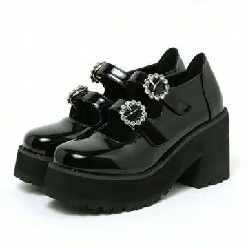 bubbles 더블 버클 벨트 슈즈 37