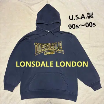 90s 빈티지 USA제 론즈데일 LONDON 후드 맨투맨 M