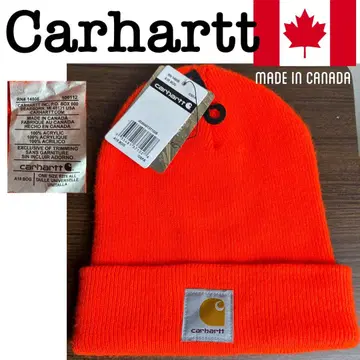 [캐나다제 새상품] carhartt 오렌지 비니