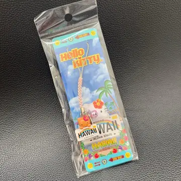 익명 배송 헬로키티 일광화상 스트랩 하와이 기념품 지역 한정 키티 산리오