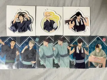 하이큐 카게야마 토비우오 아크릴 키링 클리어 카드 쿠로오 코즈메 등