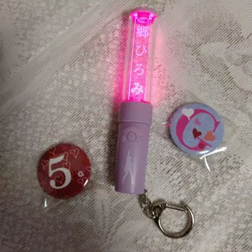 고 히로미 응원봉 키링 캔뱃지