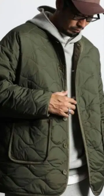 Duffer 퀼팅 오버 사이즈 자켓