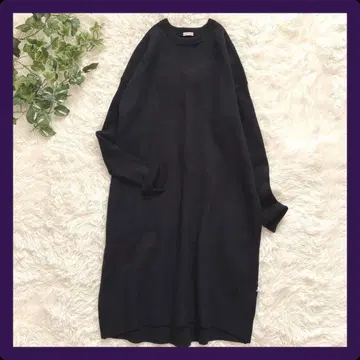 무료배송 일본제 DRESSTERIOR 롱 리브 소매 울 니트 원피스