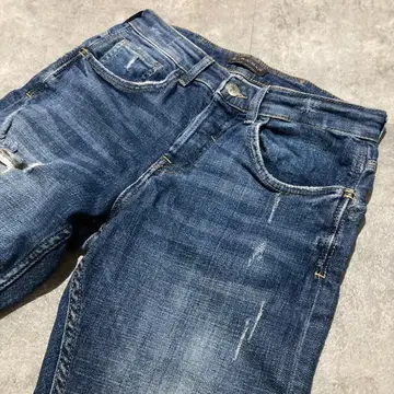 [ ZARA MAN ] 자라 맨 크러쉬 가공 스트레치 스키니 데님 팬츠
