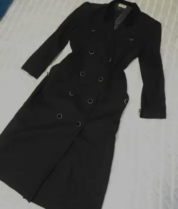 COLLECTION KK 원피스 블랙 롱 코트 심플 5호