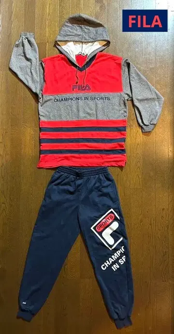 FILA 저지 팬츠 세트