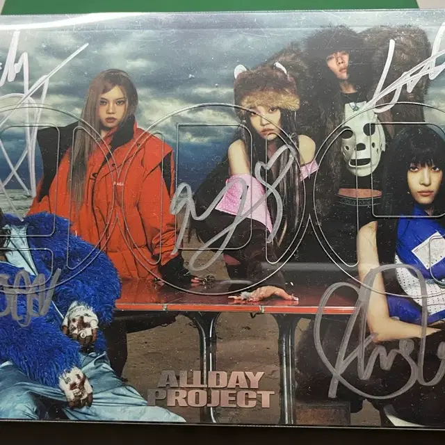 올데이프로젝트 ADP 친필 사인 앨범