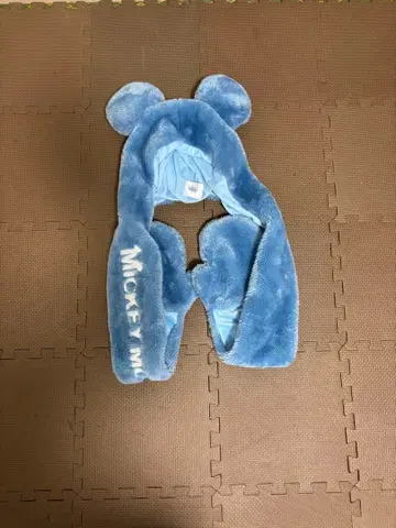 미키마우스 귀달린 플리스 후드
