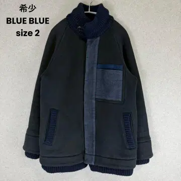 레어 BLUE BLUE 헤비 맨투맨 덱 자켓