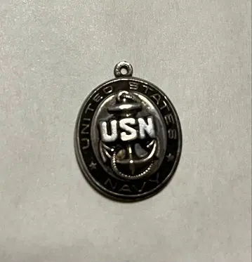 USN 미국 해군 메달 목걸이