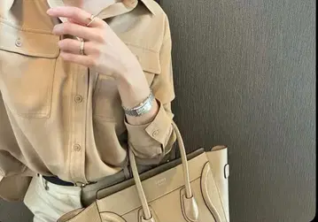 핸드백 수하물 베이지 컬러