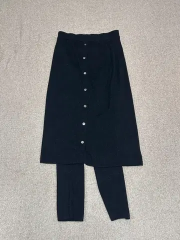 IENA 이에나 니트 스커트 부착 레깅스 울 혼방