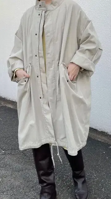 SHENERY 모즈 코트 라이트 그레이