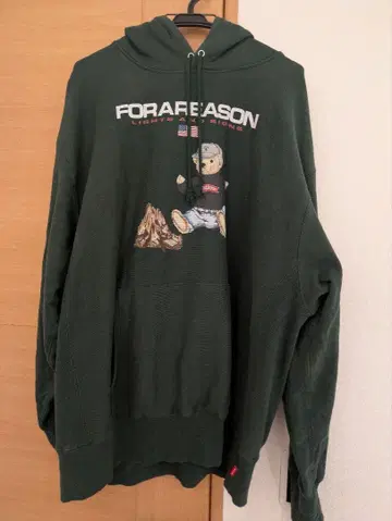 FOR A REASON 후드티 후디 XL FAR 베어