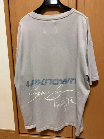 unknown 백 프린트 T셔츠 M