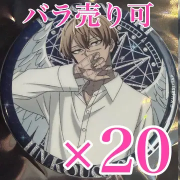 코우고자키 진 ver 캔뱃지 파보테리아 천사 복숭아 동경암귀