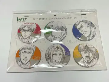 진격의 거인 wit studio 캔뱃지 Season2 6종 세트 C