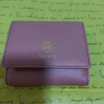 [ 새상품 ] Romante 핑크 접이식 지갑