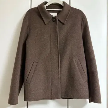 LAURENHI 핸드메이드 브라운 코트