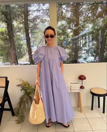 rosy monster 버블 슬리브 원피스 새상품