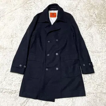 BARENA 코트 울 블랙 더블 48