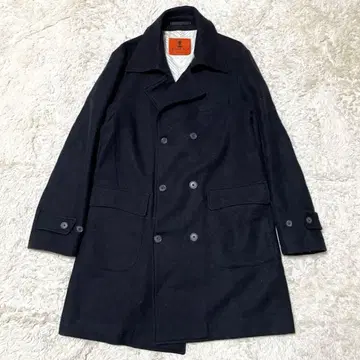 BARENA 코트 울 블랙 더블 48