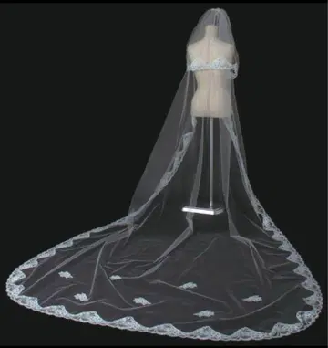 타카미 브라이덜 롱 베일 OW-L 러셀 레이스 CV-287