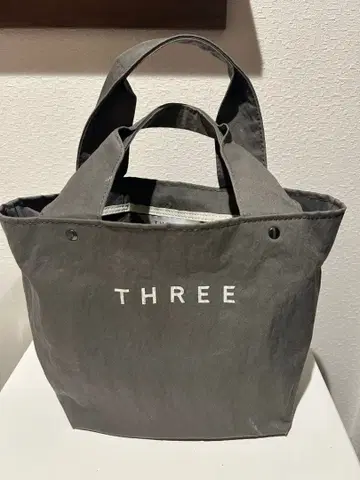 THREE 그레이 토트백