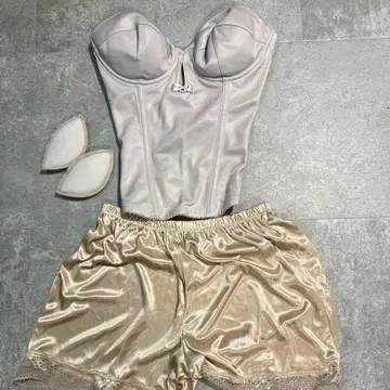 브라이덜 블룸 뷔스티에(D65) 속바지 (노브랜드) 세트