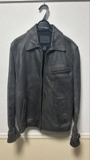 J CREW 가죽 자켓 더블 지퍼