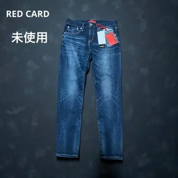 미사용 레드카드 데님 기념일 하이라이즈 슬림 스키니 23