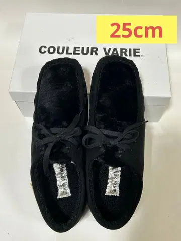 미사용 새상품 크롤 발리에 레이스업 퍼 모카신 25cm