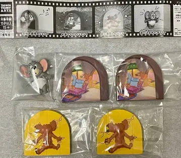 톰과 제리 제리와 타피가 있는 집 피규어 5종 세트