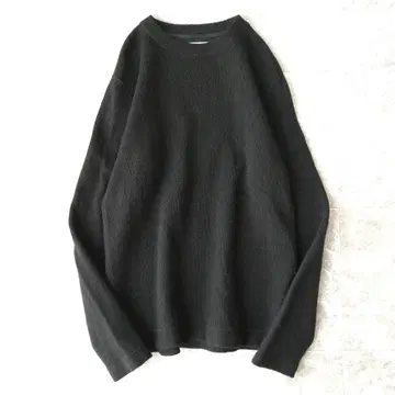 588 MHL. 마가렛 하우엘 울 코튼 크루넥 니트