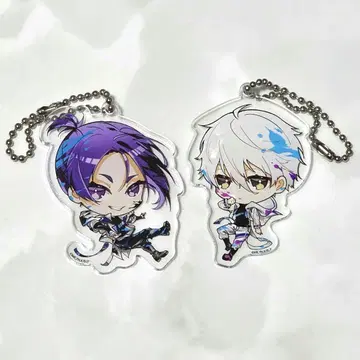 블루 록 비비드 썸머 아크릴 키링 나기 세이시로 & 미카게 레오