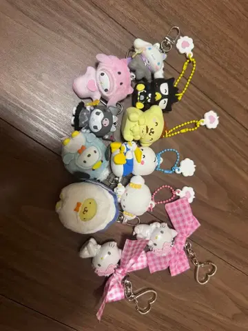 산리오 캐릭터 키링 세트