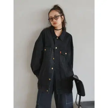 Ungrid / 언그리드 / 빅 실루엣 데님 자켓 블랙