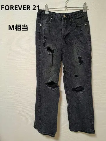 FOREVER 21 데미지 데님 청바지 25