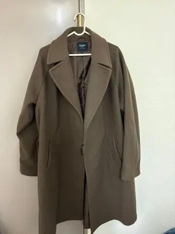 BEAMS HEART 브라운 체스터 코트 M