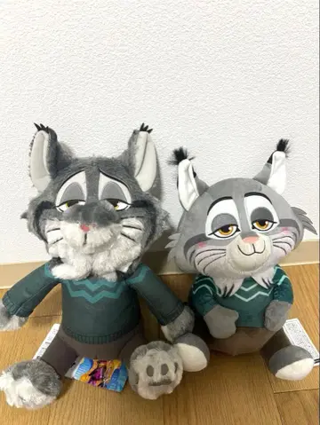 주토피아2 파우버트 봉제 인형 2체 세트