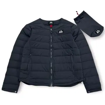 새상품급 마운틴 이큅먼트 자수 다운 자켓 수납 파우치 포함