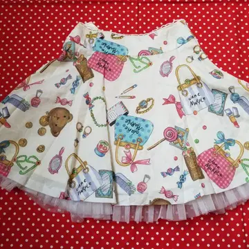 제인 마플 스커트 백, 곰, 화장품 패턴