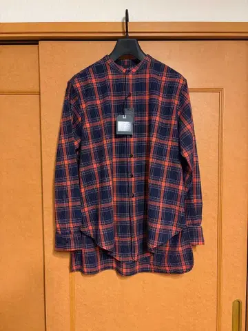 OUTIL 우티 chemisier sapois 밴드 카라 셔츠