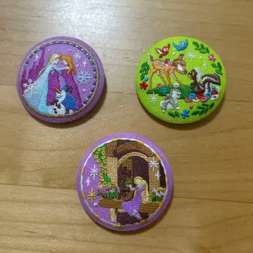 디즈니 자수 캔뱃지