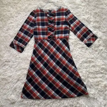 LAURA ASHLEY 로라 애슐리 원피스 M 체크 A라인