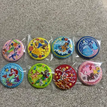 Disney Characters 자수 캔뱃지 비스킷 2