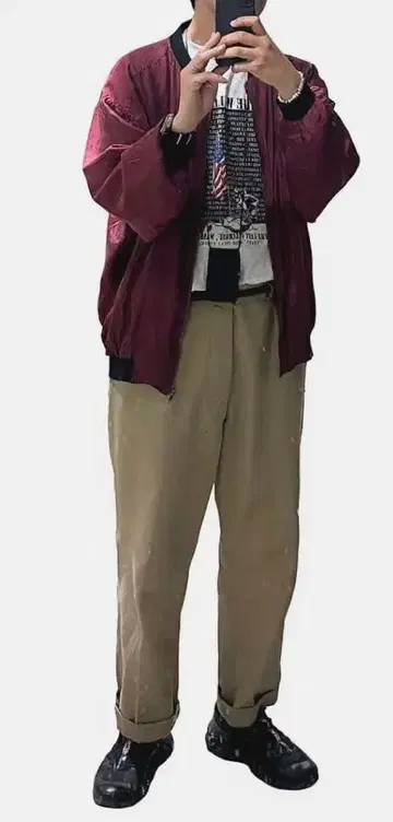 프랑스군 M52 치노 팬츠 사이즈 35 데드스탁 원 워시